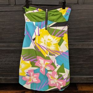 Roxy Tropical Strapless Dress